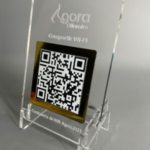 Hablador de acrílico 10 x 15 cm